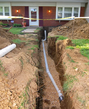 Sewer Line Excavations